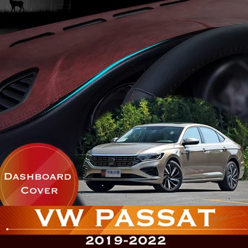 Volkswagen VW Passat 2019-2023 Automobilio prietaisų Skydelyje Išvengti Šviesos Padas Priemonė Platforma Stalas Padengti Oda, neslystantis Kilimėlis, kiliminė danga
