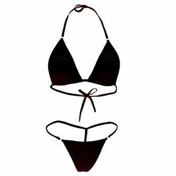 Seksualus apatinis Trikotažas Moterims Trikampis Akių Perspektyvos Atrakcija Apatiniai vientisos Spalvos Backless Egzotiškų Drabužių artimieji kelnės