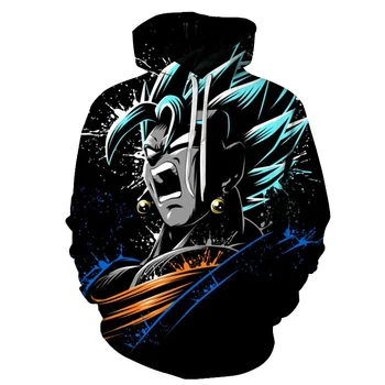 Anime Vyrų hoodie 3D Atspausdintas palaidinukė rudens ir žiemos atsitiktinis hoodie mados hoodie puloveris grafinis hoodies