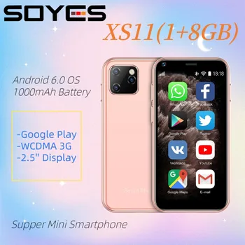 Originalus Soyes XS11 Mini Išmanųjį telefoną su 