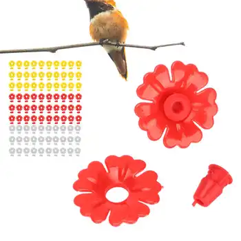 30 Set Hummingbird Feeder Gėlės, Kabo Paukščių Šėrimo Uostus, Atsarginės Dalys, Sodo Reikmenys