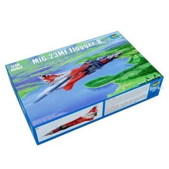 Trimitininkas 1/48 02854 rusijos Mig23 Mig23MF MiG-23MF Flogger B Naikintuvas Orlaivių Žaislo Surinkimas Plastikinių modelių Kūrimo Rinkinį