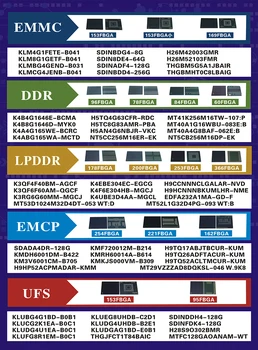 EMMSP 4.5 5.0 5.1 DDR LPDDR 3 4 5 EMCP UFS 2.0 2.1 2.2 3.0 3.1 UMCP NAND 