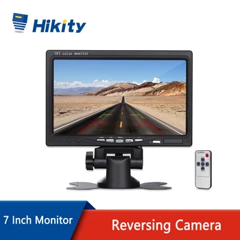 Hikity 7 Colių LCD Spalvotas HD Stebėti Automobilio Galinio vaizdo Monitorius galinio vaizdo Ekranas Transporto priemonės, Atsarginės Kameros Parkavimo Pagalbos Sistema