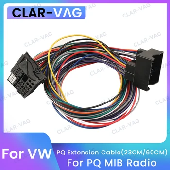 PQ MIB Radijo ilgiklis 23CM 60CM 40 smeigtukai Quadlock VW MIB Radijo PQ Extension Adapter Cable Plug and Play