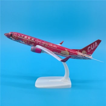 20 Cm Kinija United Airlines Lydinio Medžiagos Modeliavimas Keleivinis Lėktuvas Lėktuvo Modelį, Suvenyrų Papuošalų Kolekcija Dovanų Ekranas