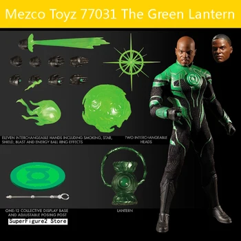 N C Parduotuvė Mezco 77031, Green Lantern, John Stewart, 6-colių veiksmų pav.