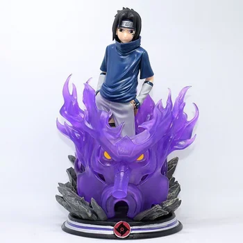 Anime Duomenys Naruto Shippuden Veiksmų Skaičius, GK Sasuke Uchiha Modelis 26cm PVC Susanoo Statula Vaikams, Žaislai, Dovanos Vaikams