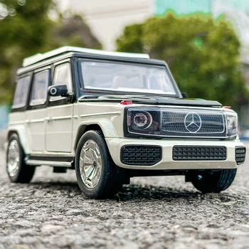 1:24 Benz EQG G-Class Lieti Modelio Automobilių Žaislas Diecasts Metalo Liejimo Garso ir Šviesos Automobilių Žaislai Vaikams Transporto priemonės