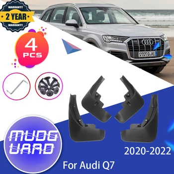 Automobilių Mudflap Purvasargių Audi Q7 4M MK2 2020 2021 2022 Priekiniai Galiniai Ratai Splash Purvo Apsaugų, 4 dalių Rinkinys Automobilių Reikmenys