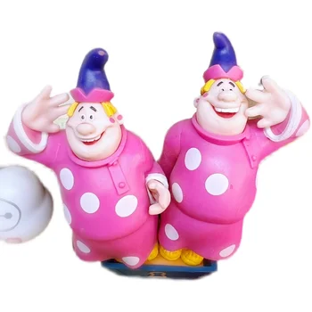 pvc pav modelis žaislas rožinis dvyniai