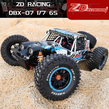 ZD Racing DBX-07 1/7 6S Brushless RC Nuotolinio Valdymo Modeliavimas Elektros 4WD visureigis Automobilis Dykuma Sunkvežimis Su Mechaninių Stabdžių