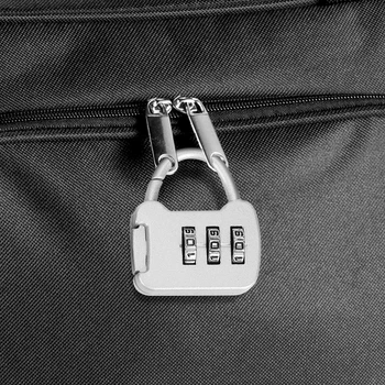 Nešiojamų 3 Skaitmenų Kodo Kombinacija, apsauga Slaptažodžiu Mini Bagažo Atveju Užraktas Kuprinė Spynos Kelionių Kuprinė Užraktas
