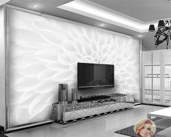 Beibehang Užsakymą tapetai Europos minimalistinio jade drožinių, TV foną, sienos sofa sienų apdaila sienų freskomis 3d tapetai