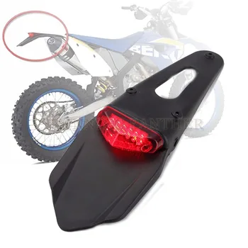 raudonas Motociklas LED Uodega Light&Sparnas Galinis Stop Enduro užpakalinis žibintas MX Takas Supermoto UŽ CR WIKI WRF 250 400 426 450