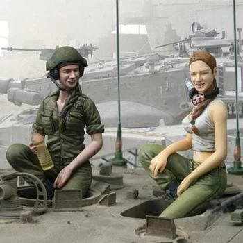 1/16 Masto Unpainted Dervos Pav IDF Moterų įgulos tankai 2 duomenys kolekcijos paveikslas