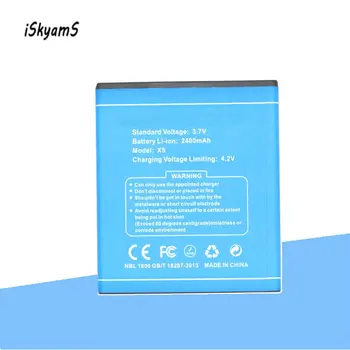 iSkyamS 1x 2400mAh Aukštos Kokybės Pakaitinis Akumuliatorius Doogee X5 X5 Pro Batterie Batterij Bateria