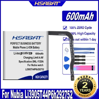 HSABAT Li3905T44P6h292752 600mAh Baterija Nubija Alfa SW1002 Baterijos