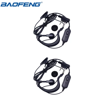 Naujas Baofeng rankų BaoFeng UV-5R/ UV-5RE /BaoFeng888S UV-S9 BF-F11 Mic ausinės Walkie Talkie CB radijo priedai Ausinės