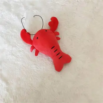 Raudona Šuns Žaislas Interaktyvus Augintiniai Prekių Kramtyti Molinis Žaislas 16cm Ilgio Girgždėti Pliušinis Žaislas Šunims Prekių Pliušinis Molinis Mokymo Žaislas Naujas Stilius