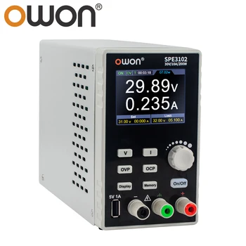 OWON SPE3051 Programuojami 30 v nuolatinės SROVĖS Maitinimo šaltinis 5A 150W 2.8 colių LCD 10mV/1mA Rezoliucijos Skaitmeninės Įtampos Reguliatorius Perjungimo Galia