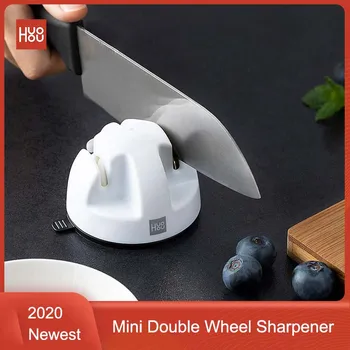 Huohou Mini Peilis Drožtukas Viena ranka Galandimo Super Siurbimo du modeliai Pagaląsti Akmens Virtuvės Galandimo Įrankį