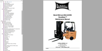 Landoll Bendi Drexel Šakiniai Krautuvai 12.8 GB Operatoriaus, techninės Priežiūros Dalių Vadovai & Schema PDF