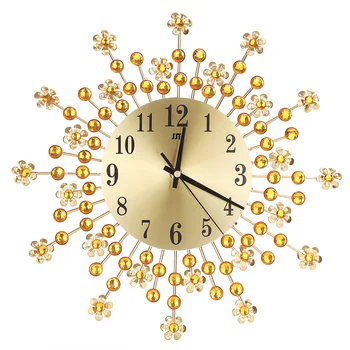 sienų dekoras Kaustytomis geležies asmeninį laikrodis sieninis laikrodis kambarį mados paprastas, dekoratyvinis laikrodis namų elektroninių kvarcinis laikrodis