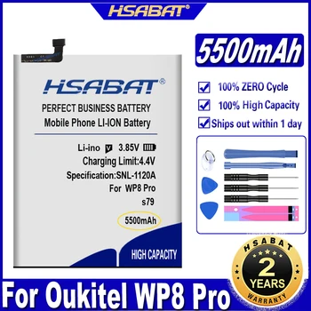 HSABAT S79 5500mAh Baterija Oukitel WP8 Pro Baterijas