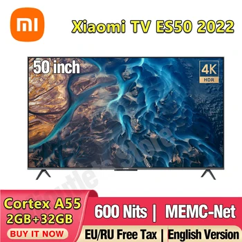 Originalus Xiaomi TV ES50 2022 50 Colių 4K UHD HDR Smart TV 