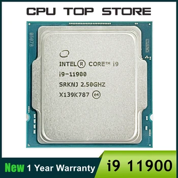NAUJI Intel Core i9 11900 2.5 GHz Aštuonių Branduolių 16-Sriegis CPU Procesorius L3=16 MB 65W LGA 1200 Uždaromos, bet be aušintuvo