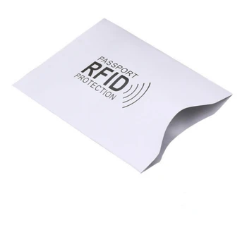 10 VNT Sidabro Stabdžių Nuskaityti RFID Rankovės Raštas Kredito ID Kortelės, Aliuminio Folija Turėtojas Anti-Scan Kortelės Rankovės