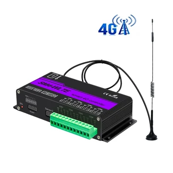 4G LTE FDD 2G GSM SMS Smart Nuotolinio valdymo 4 Kanalų Relė Reguliatorius įjungimo/IŠJUNGIMO (I/O) Išvesties Jungiklis SM4-WLTE Su 4 Įvesties