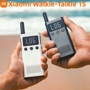 Originalus Xiaomi Mijia Smart Walkie Talkie 1S W/2S Su FM Radijas, Garsiakalbis, Telefonas APP Kontrolės Vietą, Dalintis Greitas Komanda Kalbėti Lauko