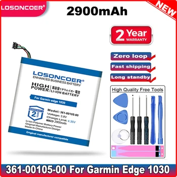 LOSONCOER 2900mAh 361-00105-00 Baterija Garmin edge 1030