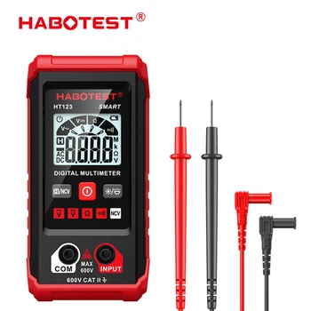 HABOTEST HT123 Skaitmeninis Multimetras Testeris Ne Kontaktinę Įtampos Detektorius Smart AC/DC Voltmeter Ammeter Multimetro Profesinės