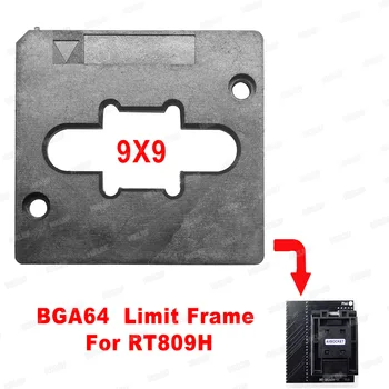 RT-BGA64-01 V2.0 9*9 mm 10*13mm 10*15 mm Ribinės Rėmas RT809H Programuotojas / BGA64 Adapteris