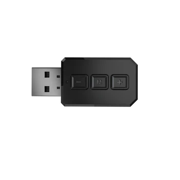 RT02 USB Bluetooth 5.0 Adapteris Raktu laisvų Rankų įranga Garso Imtuvai, Bevielio ryšio Siųstuvai, su AUX RCA 3.5 MM Lizdas, Stereo PC TV