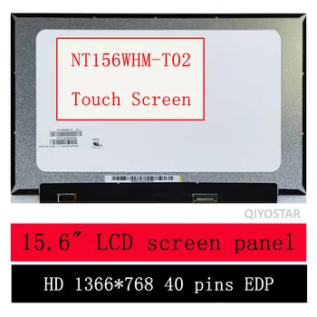 15.6 Nešiojamas LCD Jutiklinis Ekranas NT156WHM-T02 B156XTK02.1 Lenovo ideapad 3-15ADA05 3-15 340-15 Touch Versija 1366x768 40pin eDP