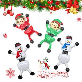 1Pcs Lipni Laipiojimo Roll Žmogus Kalėdų Dovanos Išpakavimas Animacinių filmų Modelis Juokinga Šalies Prekių Langą Robotas Žaislas