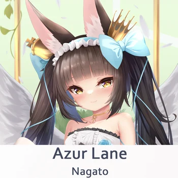 Azur Lane IJN Nagato Namų Puošybai Kūno Hugging Kūno Pagalvės užvalkalą Minkštas Anime Tema Užvalkalas
