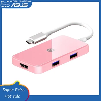 Asus Adol USB-C Hub 5 IN 1 Tipas-C Multi Port Adapteris 4K HD-MI Su 100W PD 3*USB 3.0 