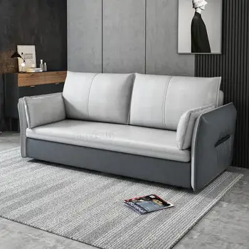 Didelis Lankstymo Sofa-Lova Šiaurės Modernus Suprojektuotas Italijos High-End Baldai Šeimos Naudojamas Minkštų Kambarį Poilsio Fotelis