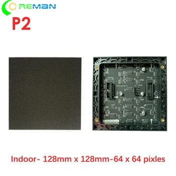 Aukštos kokybės kinglight nationstar p2 ph2 pikseliai 2mm led vaizdo siena led panel modulis 64x64 pikselių