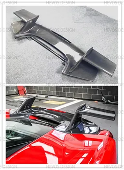 Tinka 15-18 Ferrari 488 GTB voras anglies pluošto uodegos pelekai spoileris, sparnai, kūno rinkinys, priedai