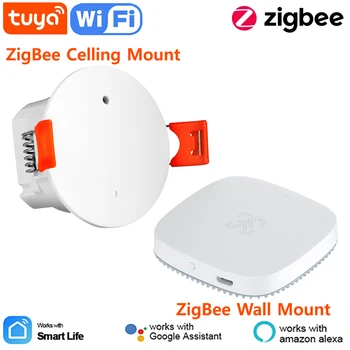 Tuya Smart WiFi/Zigbee Žmogaus Buvimo Detektorius MmWave Radaro Pir Montion Jutiklis Su Skaisčio Aptikimo Alexa, Google
