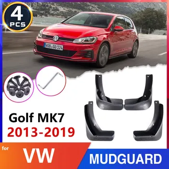 VW Golf 7 Mk7 2013~2017 2018 2019 Automobilių Padangų Sparnas Purvo Atvartu MudGuard Automobilių Mudflaps Splash Proof Apsaugai Auto-Reikmenys-Prekes