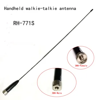 RH-771S RH771S antenos 144/430MHz Dvigubos Juostos Šviesos Lanksti Antena ICV85 TK320 V8 V82 W32 HH464 UV5R BF888S Walkie Talkie