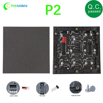 P2 LED Matrica 128X128 LED Panel Skaitmeninio Ekrano Modulis 64x64 Taškų HD RGB Full Patalpų P2.5 P3 P4 P5