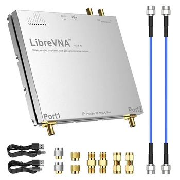 LibreVNA 2.0 100KHz-6GHz Tinklo Analizatorius USB Pagrįstas Pilnas 2-Port su Išorės Nuoroda Įvesties/Išvesties 6 Sluoksnių PCB Priemonė